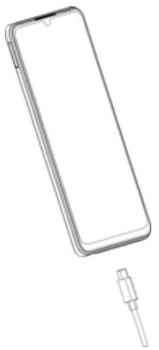 ZTE Blade V40 Vita Smart Phone - Connect the charger