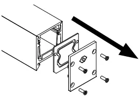 Remove End Cap and Gasket
