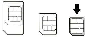 A valid nano-SIM card