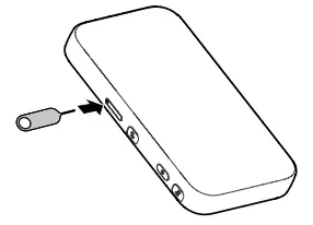 Insert the nano-SIM Card Figure 1