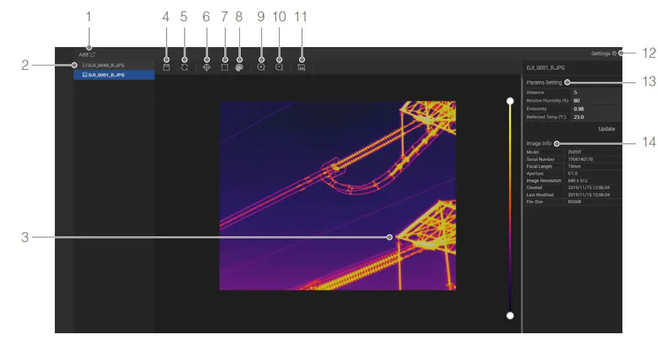 DJI Thermal Analysis - Usage