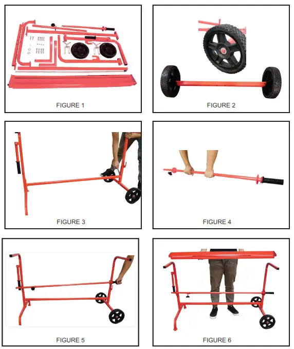 ATD 6558 2 In 1 Masking Film Dispenser- ASSEMBLY INSTRUCTIONS