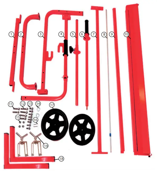 ATD 6558 2 In 1 Masking Film Dispenser- REPLACEMENT PARTS