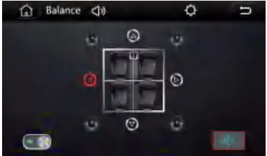 Nakamichi NAM1712 7 Inch 2-Din AV Receiver User Manual - Balance Settings