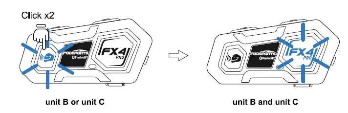 Disconnect the intercom talk