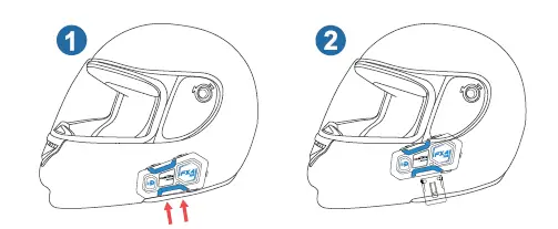 push it up from the bracket