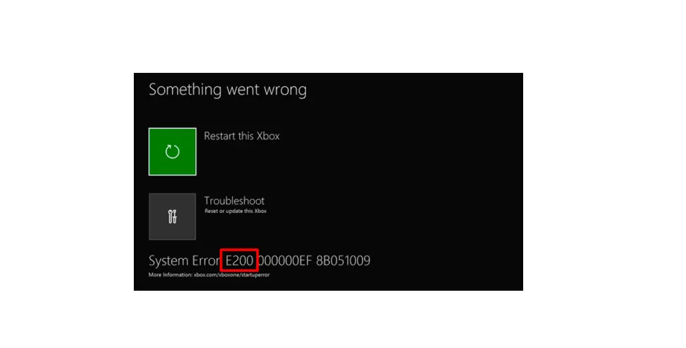 Xbox System Error Code Troubleshooting Help