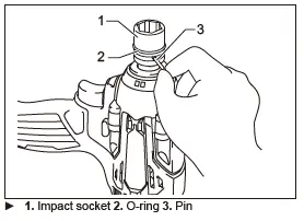 makita DTW301 Cordless Impact Wrench FIG 19
