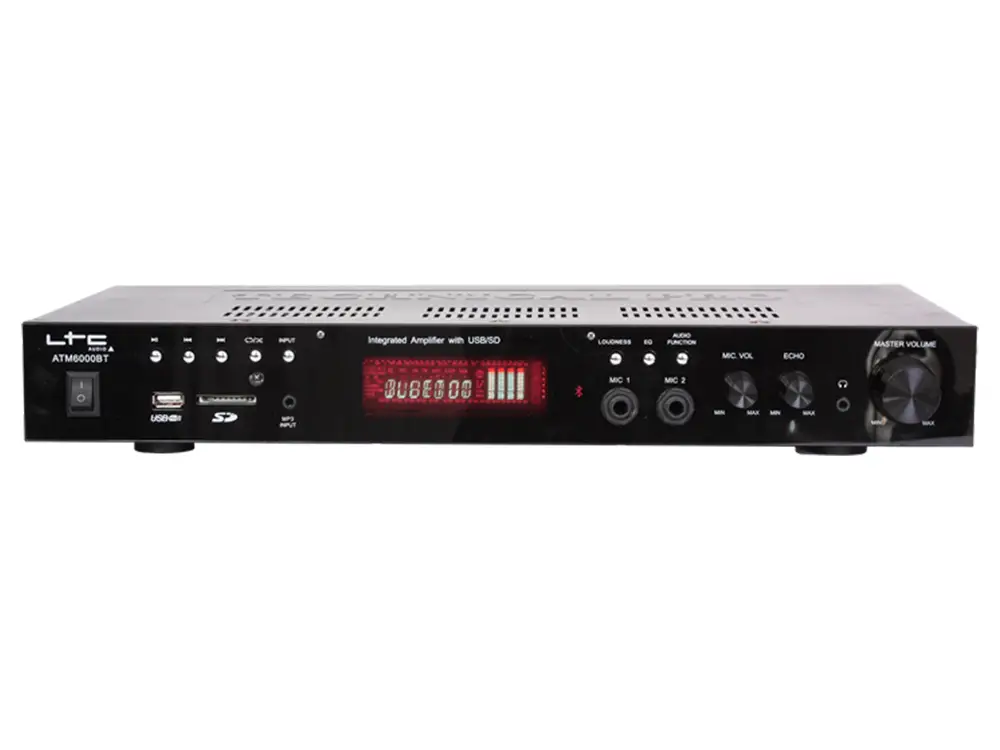 Ltc Audio Hifi Stereo Amplifier 2 X 50w With Fm, Bluetooth & Karaoke User Manual