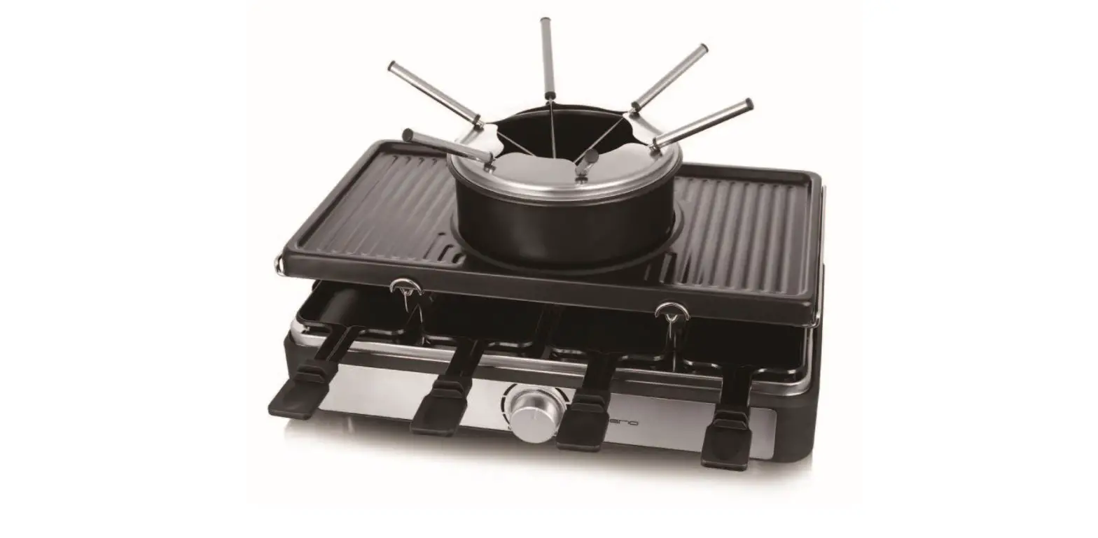 Emerio Rg-124930.2 3-in-1 Raclette Grill And Cheese Fondue Instruction Manual Emerio Rg-124930.2 3-in-1 Raclette Grill And Cheese Fondue Instruction Manual
