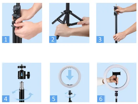 AGPTEK LEDRLT LED Selfie Ring Light-fig2