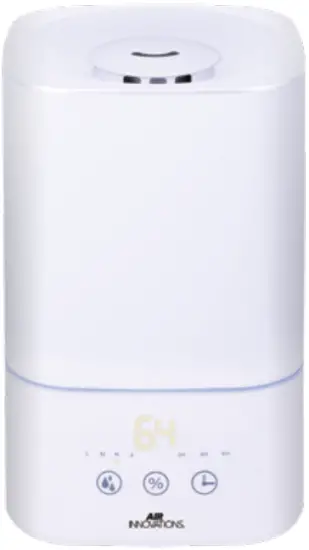 AIR INNOVATIONS HUMID61-WHITE Clean Mist Ultrasonic Humidifier
