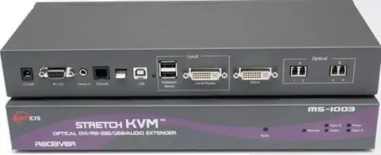 OPTICIS M5 1003 DVI USB RS 232 and Audio Optical Extender