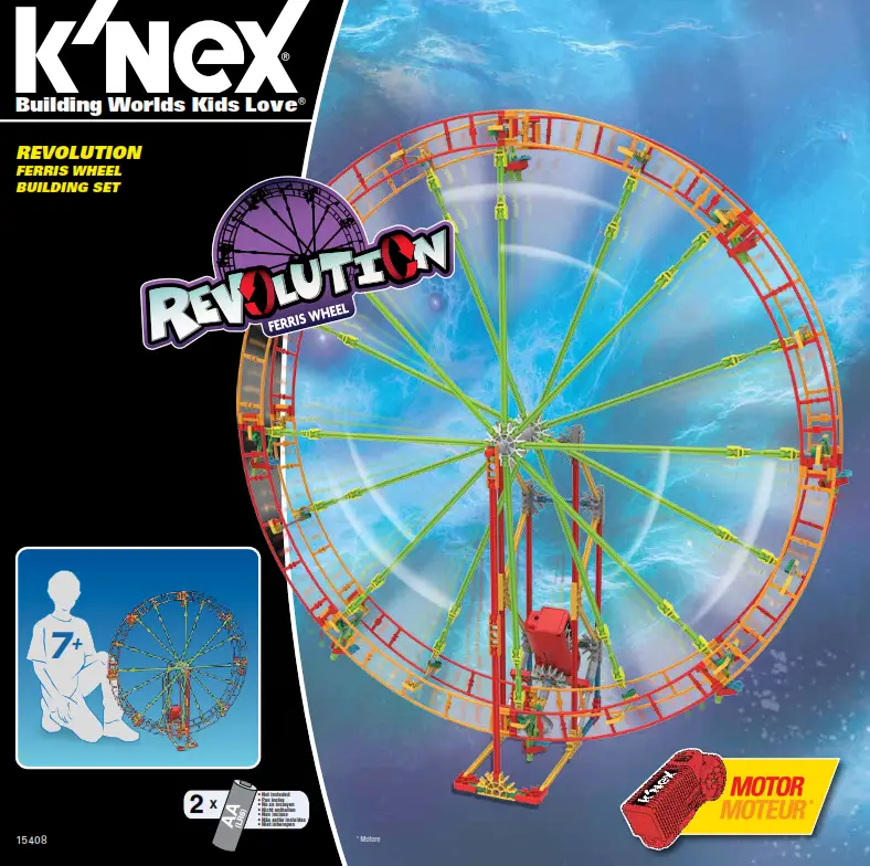 KNEX Revolution Ferris Wheel Building Set - LOGO