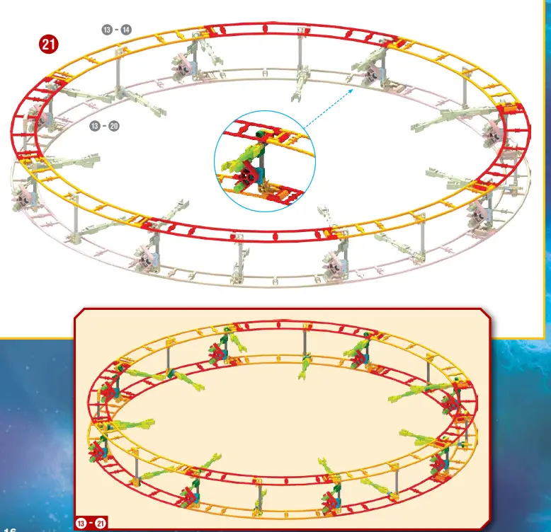 KNEX Revolution Ferris Wheel Building Set - Parts List 12