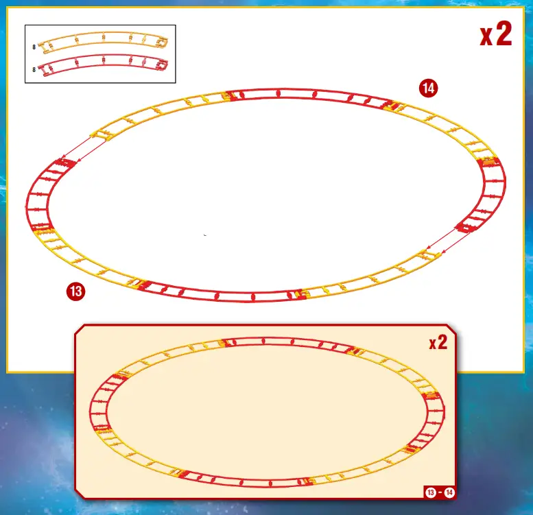 KNEX Revolution Ferris Wheel Building Set - Parts List 8