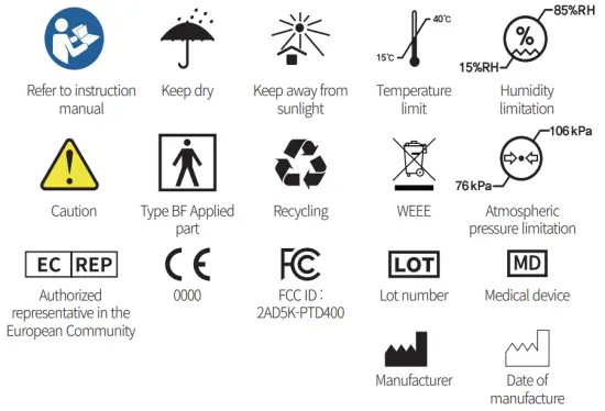 partron PTD 400 Non Contact Infrared Body Thermometer - figure 16