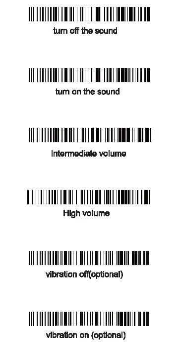 Scan one of the following barcode to select the decoding beep & Vibration mode