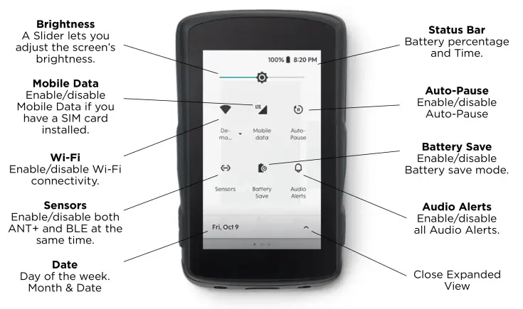 Hammerhead Navigation KAROO 2 GPS Bike Computer - swip manu4