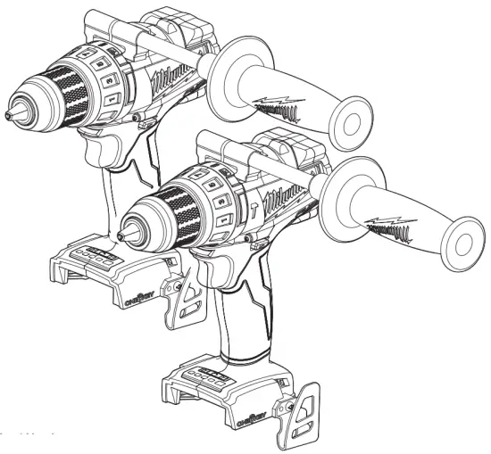 milwaukee 2705-20 M18 Fuel 2 Inch Drill Driver and Hammer Drill Driver