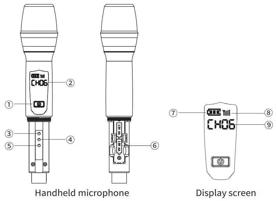 TAKSTAR E261W Portable Wireless Amplifier -Handheld microphone