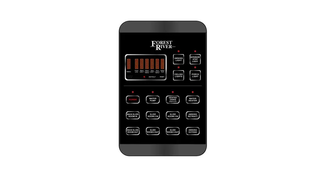 Forest River Tp33 Control Panel User Guide