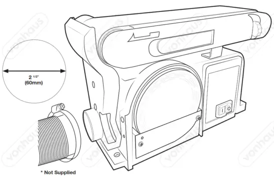 VonHaus 3500181 Benchtop Belt and Disc Sander - fig 8