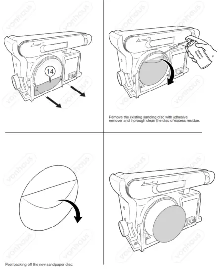 VonHaus 3500181 Benchtop Belt and Disc Sander - fig2121