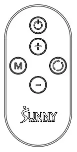 Sunny SF-E3959 Sitfit Motorized Under Desk Elliptical - REMOTE