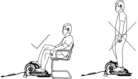 Sunny SF-E3959 Sitfit Motorized Under Desk Elliptical - play