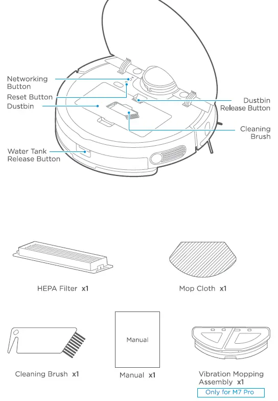 Midea M7 Robot Vacuum Cleaner 3
