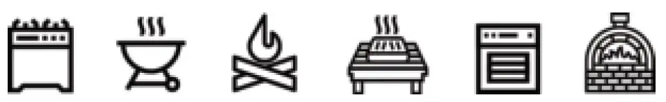 VALHAL OUTDOOR Iron Wok Pan 36cm with Two Handles-FIG1