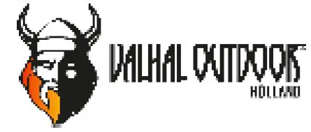 VALHAL OUTDOOR Iron Wok Pan 36cm with Two Handles-LOGO