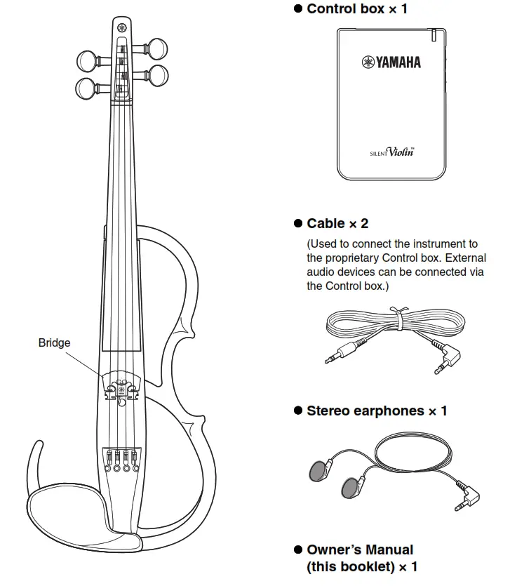 YAMAHA YSV104 Electric Violin - connect s