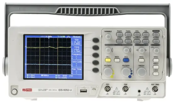 RS PRO IDS6052U Oscilloscope Digital Storage 2 Channels 50MHz