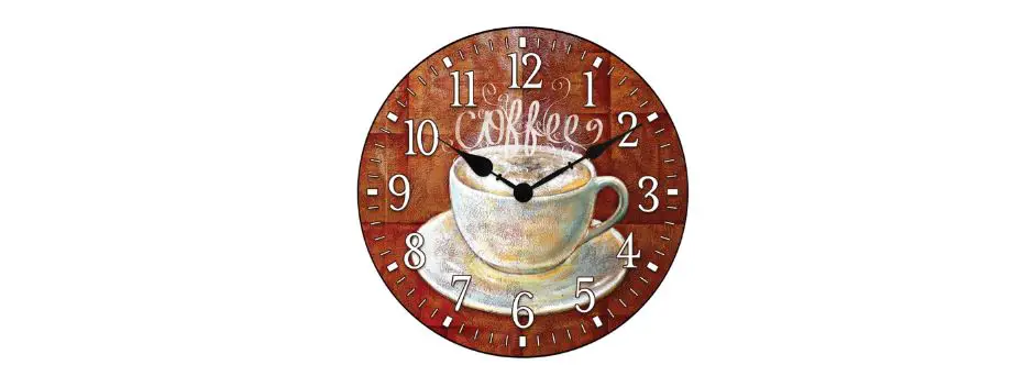 La Crosse 04-2631c 2-inch Coffee Wall Clock User Manual