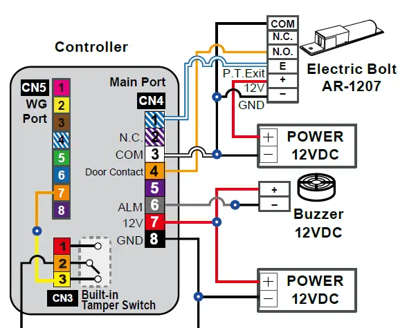 Tamper-Switch Alarm Wiring Method 02
