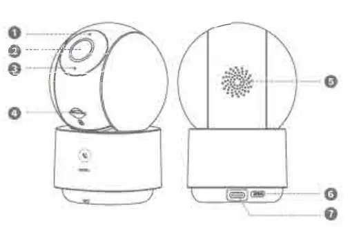 aosu IndoorCam P1 Camera User FIG 2