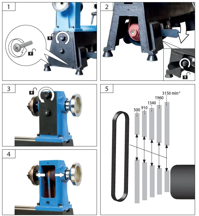 GUDE-GDM-450-Professional-Lathe-Woodworking-Machines-FIG-3