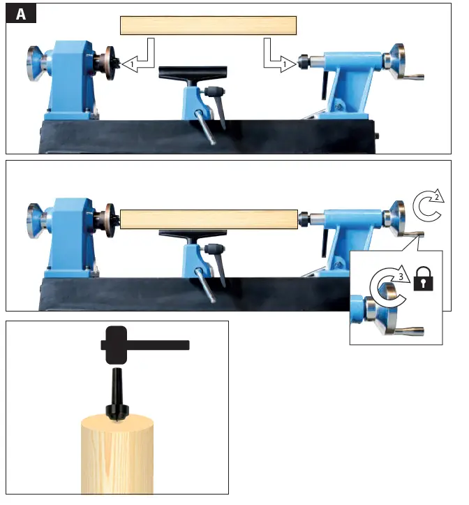 GUDE-GDM-450-Professional-Lathe-Woodworking-Machines-FIG-6