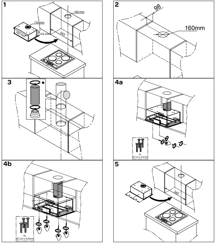 INVENTUM AKI6005RVS inbouw extractor hood - 11