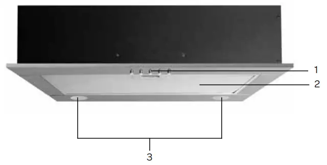 INVENTUM AKI6005RVS inbouw extractor hood - 2
