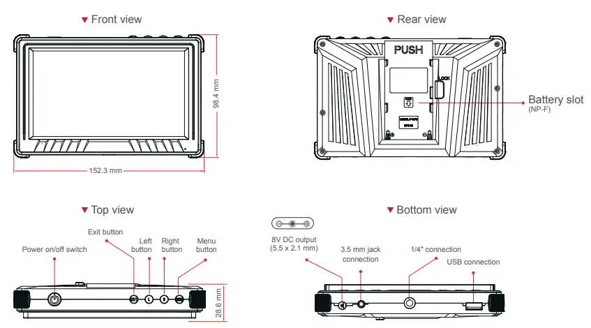 Desview-P5II-5-inch-Real-Time-Monitor-4K-User-Manual-fig-1