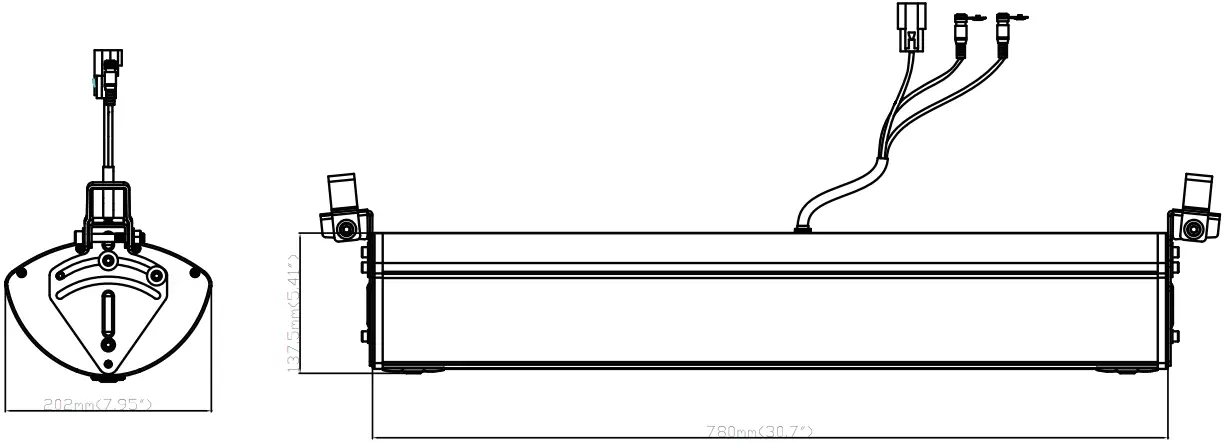 asa MSBAR Soundbar Integrated LED Light Strip Features