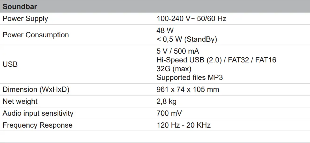 JVC TH-E851B Soundbar with Wireless Subwoofer-13