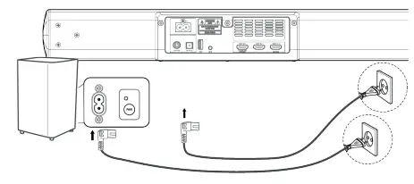 JVC TH-E851B Soundbar with Wireless Subwoofer-6