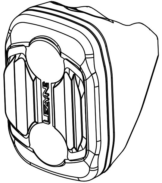 LEZYNE EBike Rear Fender STVZO Alert LED Electric Bike Taillight