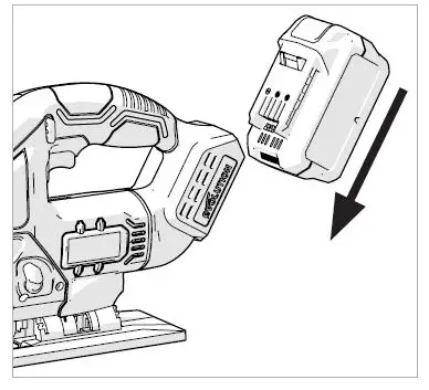 eVOLUTION R90JGS-Li Power Tools Cordless Jigsaw 18