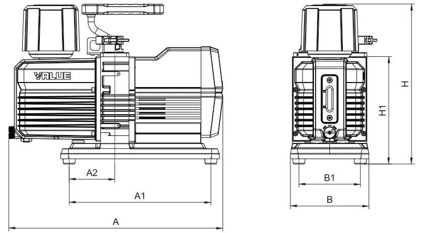 VALUE VRP-15DN Dual Stage Vacuum Pump-fig8