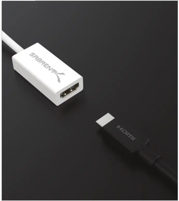 Sabrent DA-MD4K MINI DISPLAY PORT TO HDMI ADAPTER - fig1